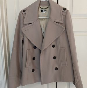 Size 10 Taupe J. Crew Peacoat